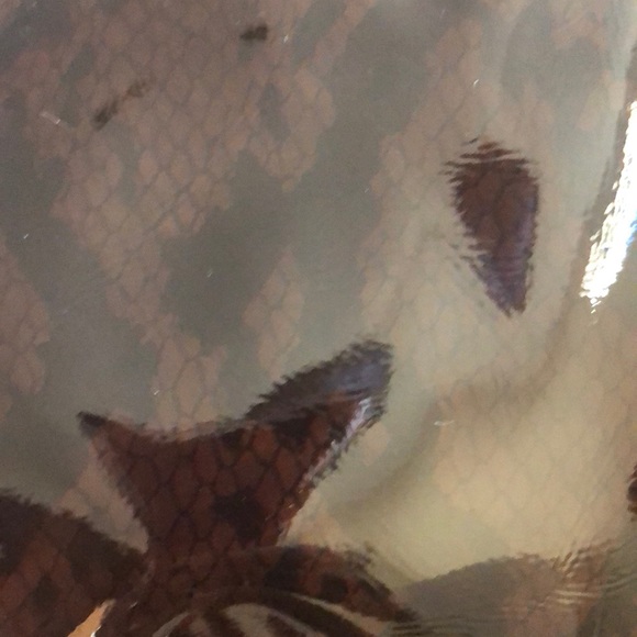 Brand new snake print latex dress - Picture 2 of 2